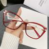 Fashion  Anti-blue Light Glasses Cat Eye Trendy  Luxury Sunglasses Female Vintage Lens Plain Eyewear UV400