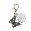 1PC DIY Gift Butterfly Design Pendant Keychain Marker Metal Creativity Keychain Party Daisy Cute