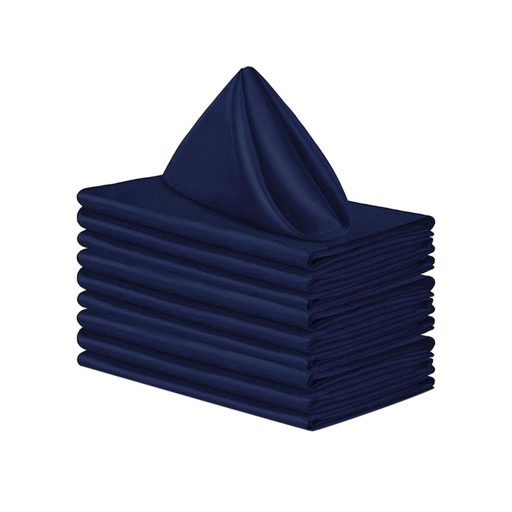 Set of 10 Elegant Napkins for Weddings and Special Events