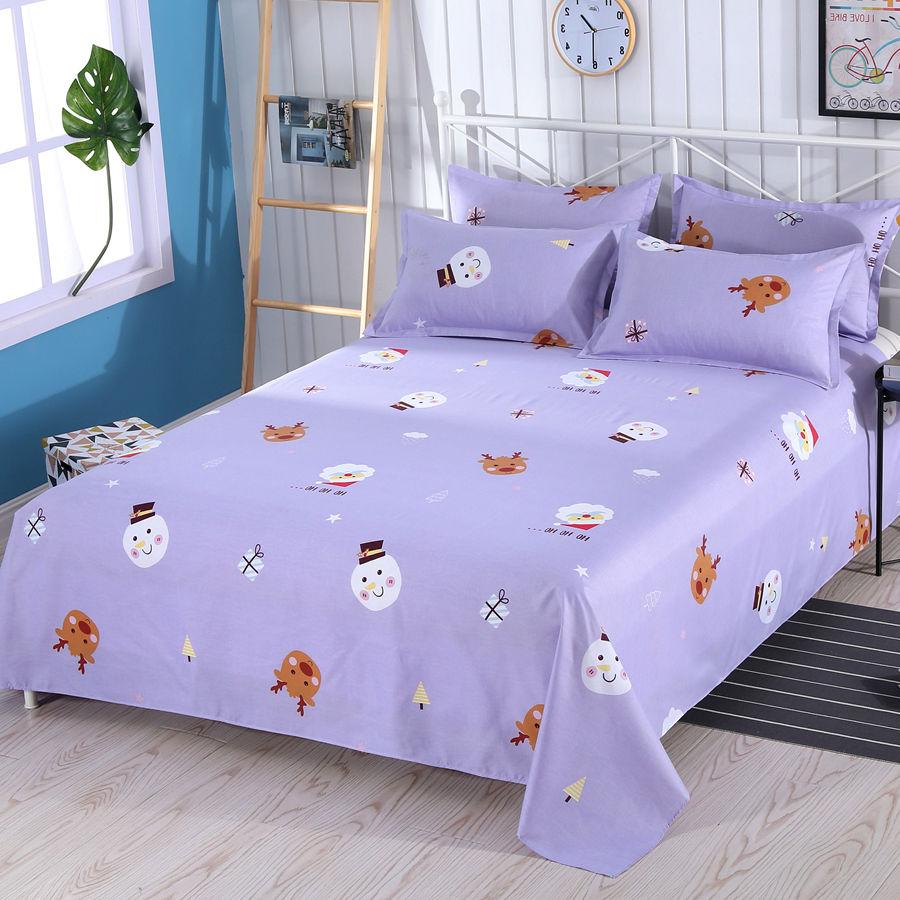 Buy Skinfriendly Sanding Single Bed Sheet Simple Thick Bed Sheet Four
