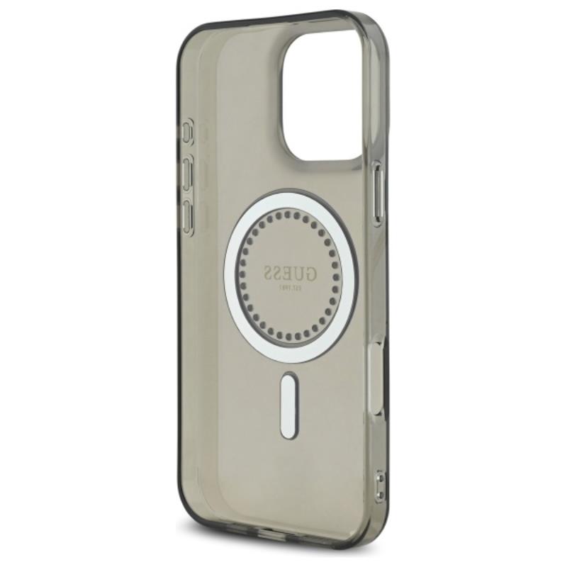 Guess Iml Rhinestones Magsafe - Etui Iphone 16 Pro Max (Czarny)