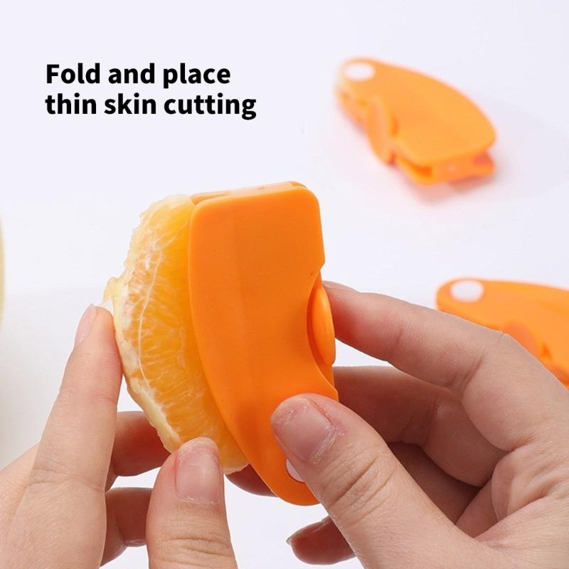 Pack of 4 Peeler Set Multifunctional Orange Skin Remover Fruit Opener Orange Peeler Fruit Peeler Suitable for Kitchen