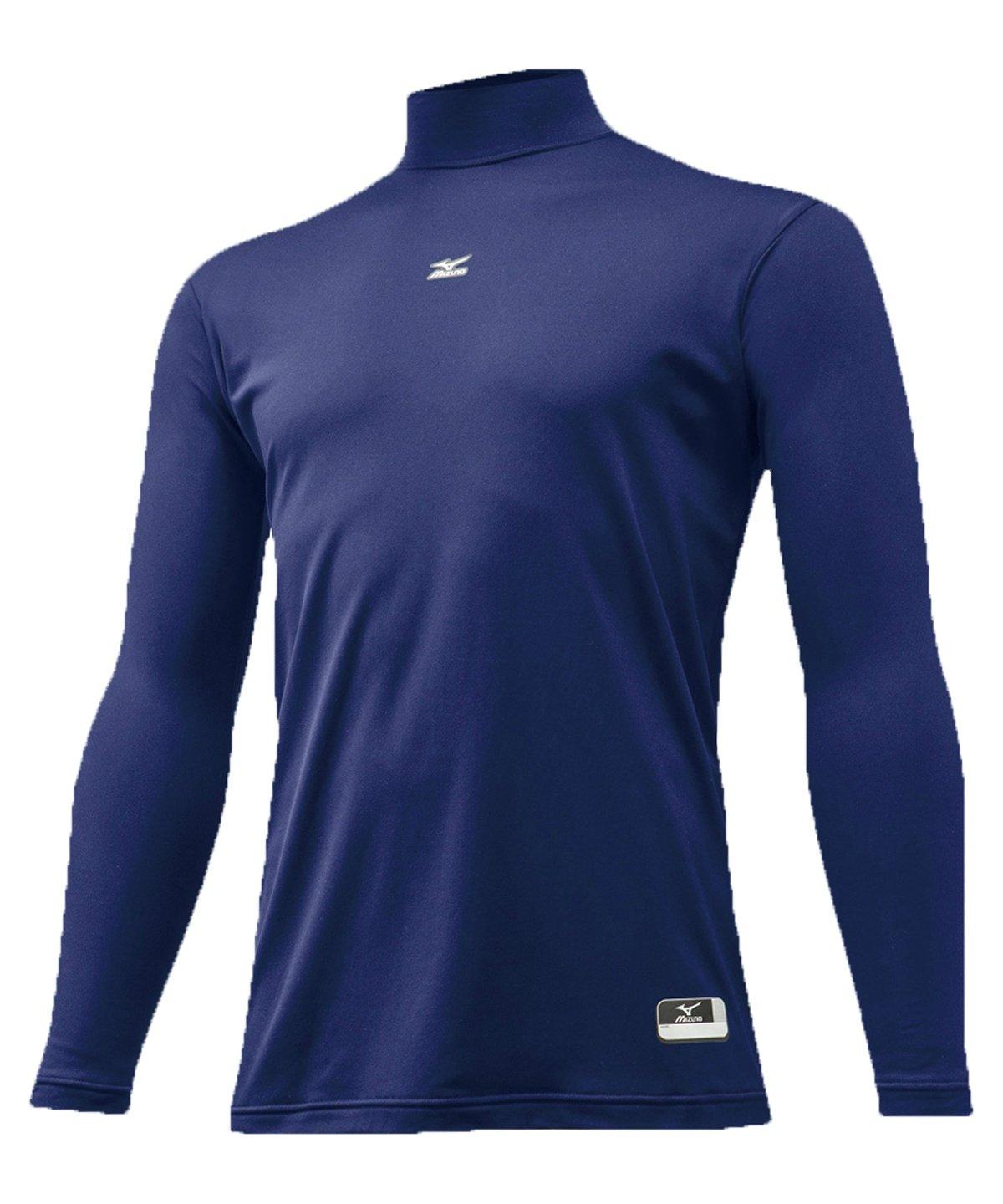 

Mizuno Zero Plus Undershirt 12JA5P5416 Size Fleece-Lined (High Neck/Long Sleeve) (Pastel Navy, 130)