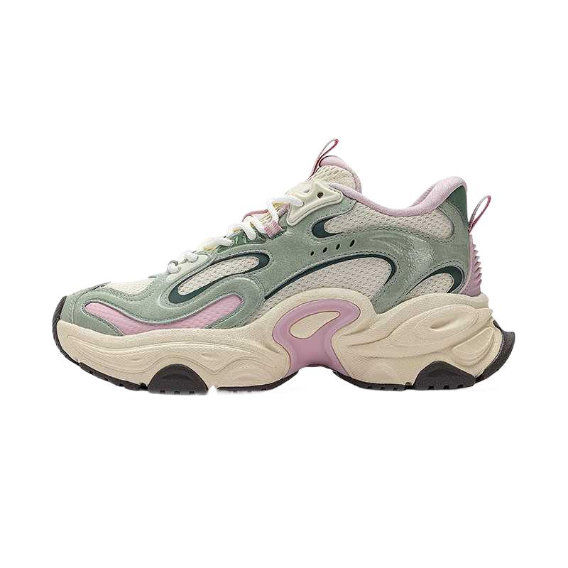 

Anta Супер тело S цветной блок удобные износостойкие амортизирующие низкие кроссовки для папы женские кроссовки 122518851 37.5