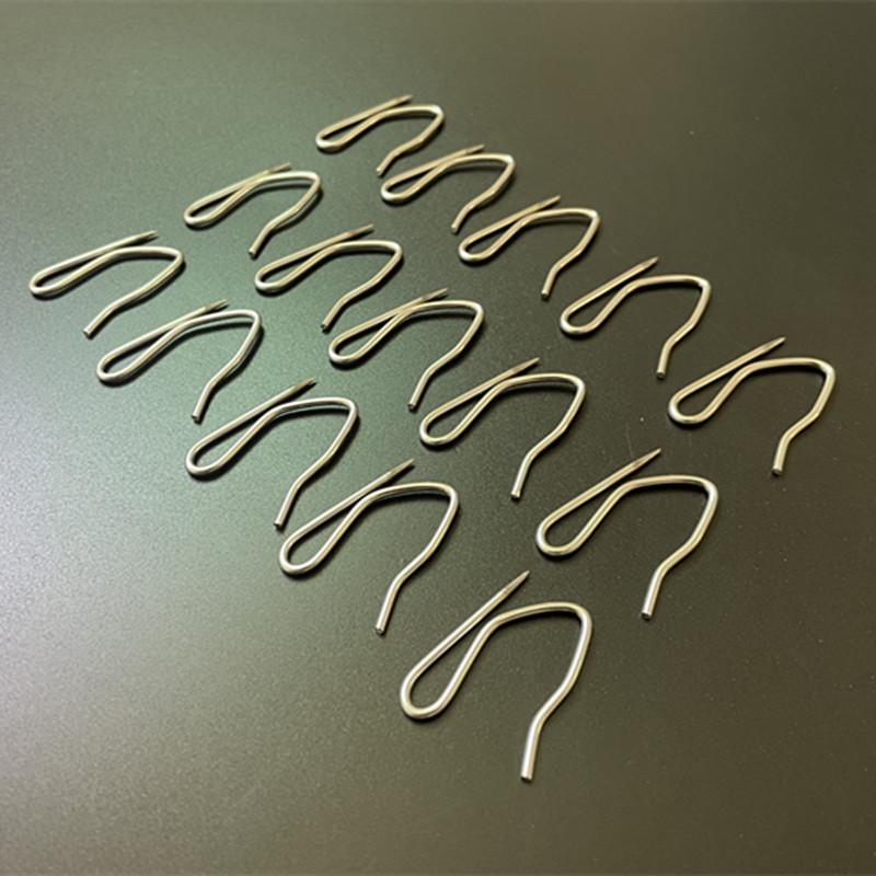 Nerezové háčky na závěsy ve tvaru S - Malé