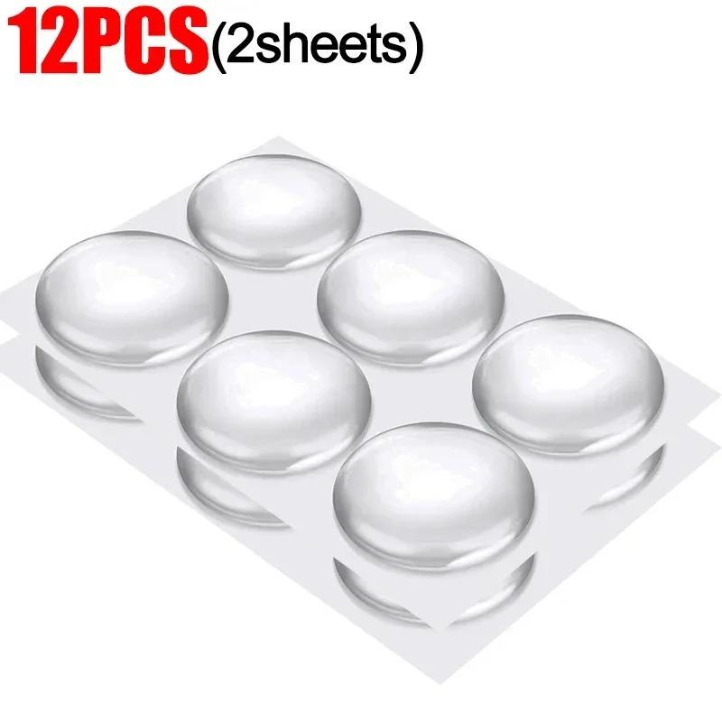 300/6 Stück Selbstklebende Transparente Türstopper Gummidämpfer Puffer Schrankpuffer Silikonmöbelpunkte Kissen Schutzpolster