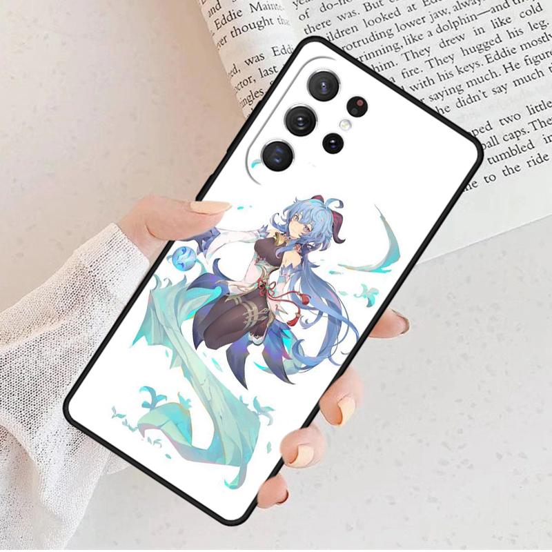 Genshin Impact GanYu Game Phone Case For Samsung Galaxy S25 S23 S30 S8 S21 S20 FE S24 S22 Note 10 20 Plus Lite Ultra