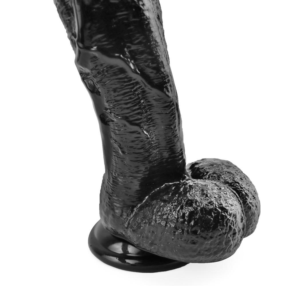 Black Huge Realistic  Dildo with Suction Cup Big Fake Dick Penis Butt Plug for Women Men Gay - Erotic Adult Sex Shop Toy