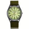 Fashion Men Luminous Quartz  Wristwatch Nylon Strap Watches Masculino Relogio Fashion Male Calendar Clock Out-door Reloj Hombre