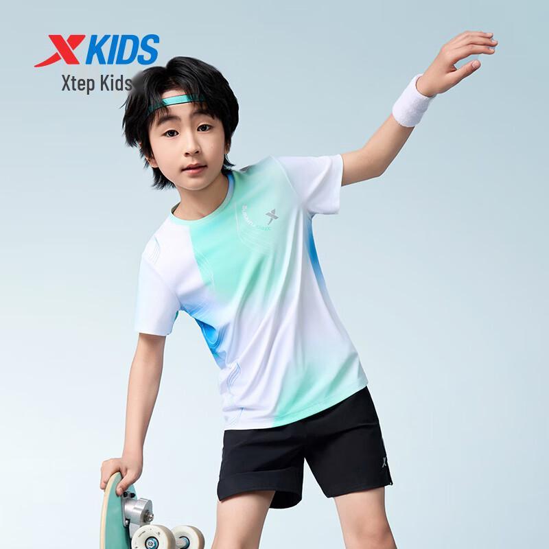 Tebu Boys' Quick-Dry Short-Sleeve T-Shirt