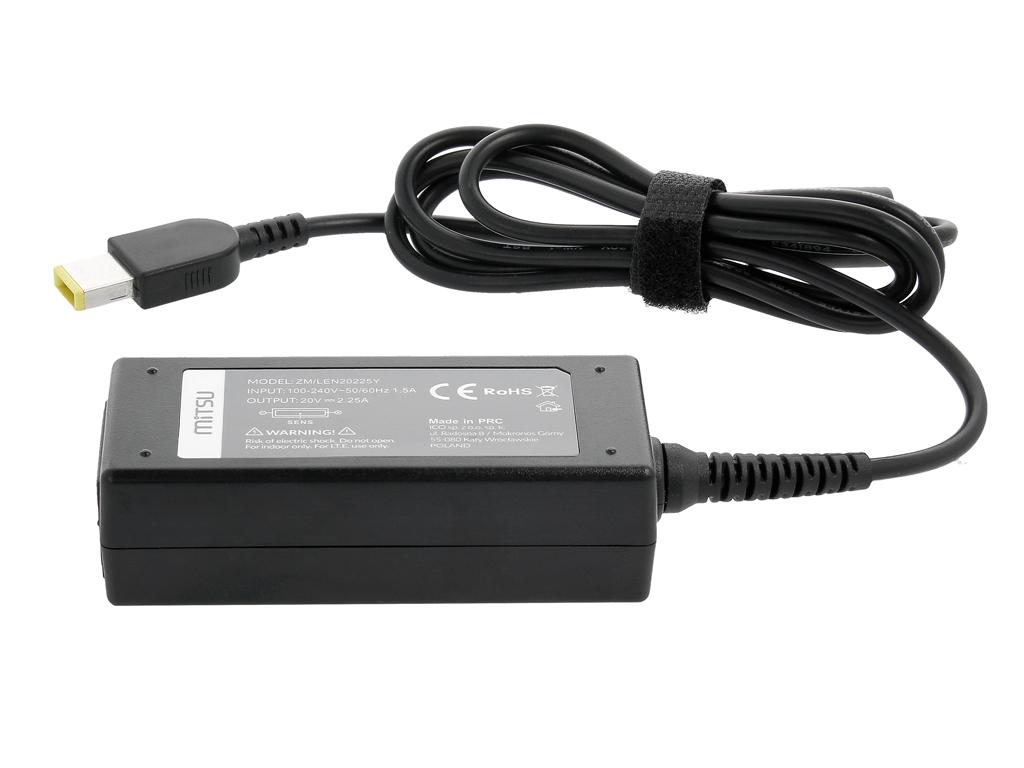 Charger for Lenovo 20v 2.25a 45W 11.0x4.5mm Yoga