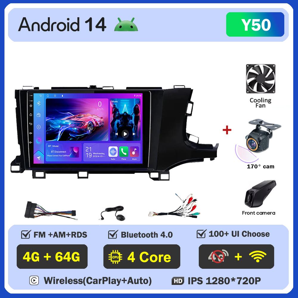 For Honda Shuttle 2 2015 - 2020 Car Radio Player Car Carplay Screen Autoradio Mirror Link Car Intelligent Systems Touch Screen