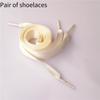 Ribbon Polyester Double Satin Wide Flat Shoelace Candy Color Fashion Various