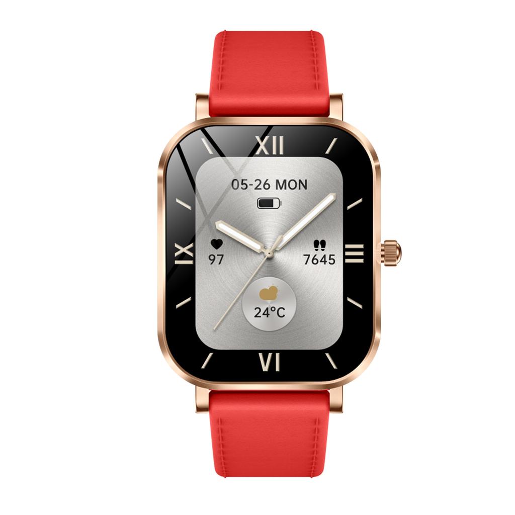 Women s Smart Sports Watch with Metal Body 1.75  Display Support   Calls Health Monitoring