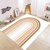 Modern Exquisite Striped Home Floor Mats Soft and Low-key Luxury Living Room Carpets Anti Slip Bedrooms Large-sized Accessories