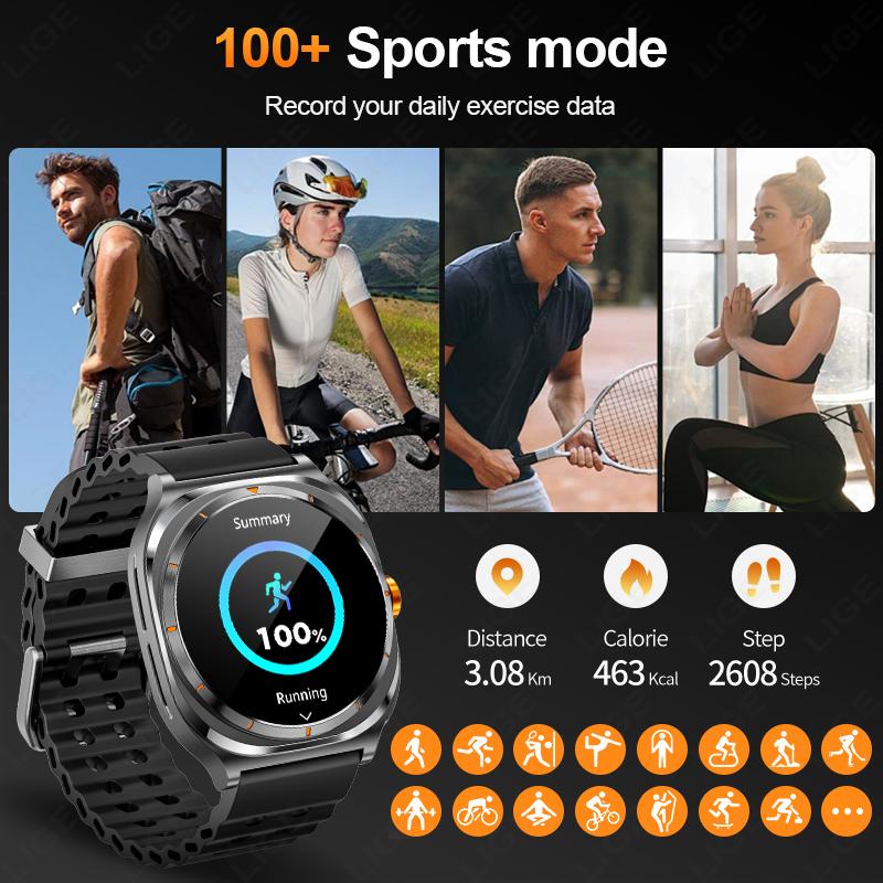 New TWS 2-In-1 Headset Smart Watch Bluetooth Call Men Watches 400mAh Battery Heart Rate Play Music Smartwatch Women