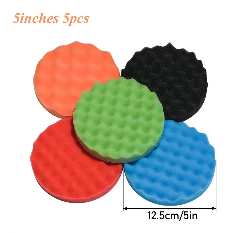 

5Pcs/10Pcs Car Polishing Sponge Pad Auto Polisher Buffing Pads Beauty Polishing Tool For Clean Waxing Wash Maintenance