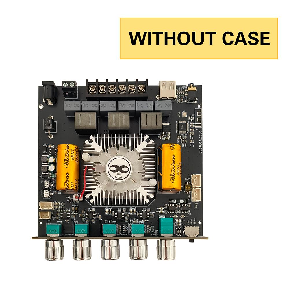 

DC 16-38V ZK-AS1 2G Second Generation Upgraded 2.1-channel TPA3255 Bluetooth Digital Amplifier Board Module 220W+220W+350W