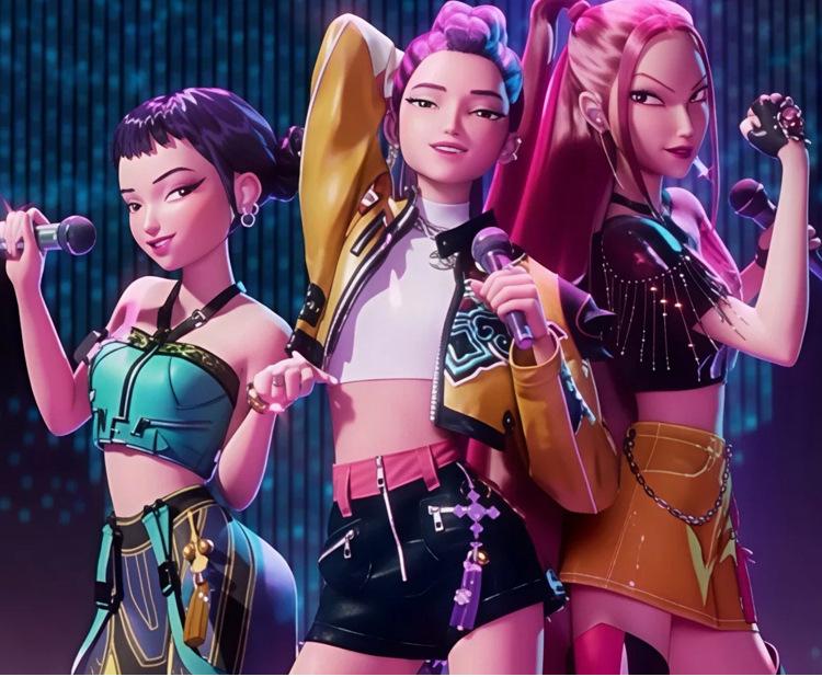 K-Pop Girl Group Demon Hunter Cosplay Costume for Lumi, Mila, Zoey Stage Performance