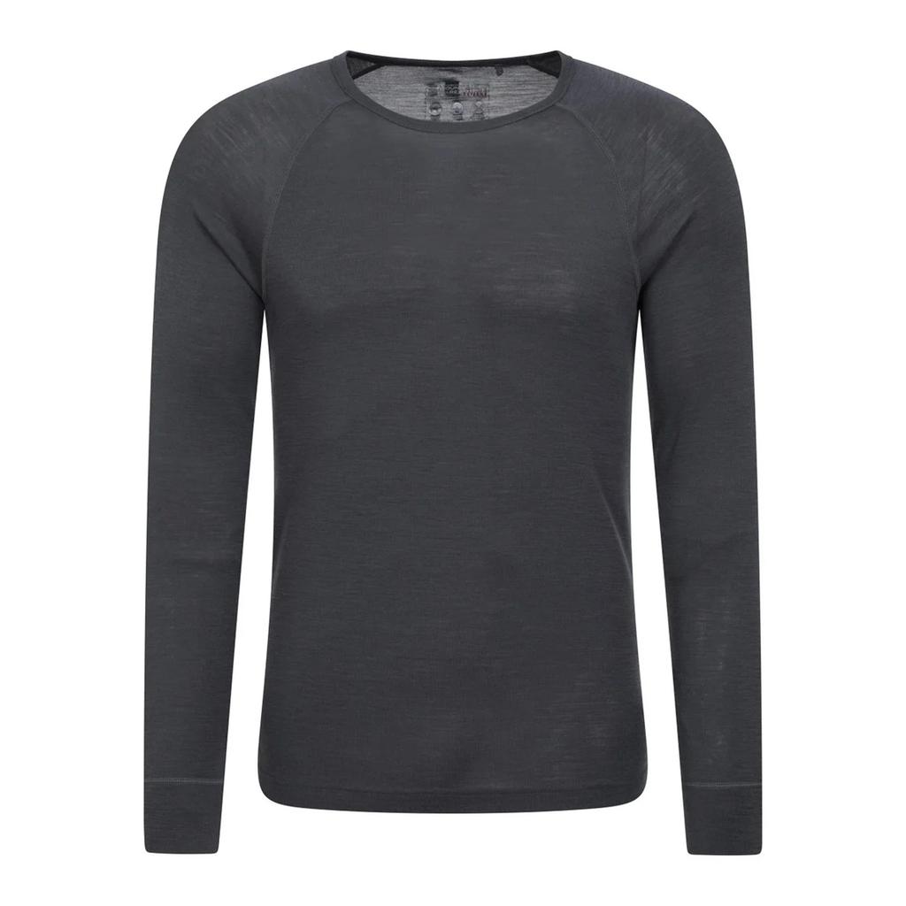 Mountain Warehouse Męska koszulka termiczna z wełny merynosów
