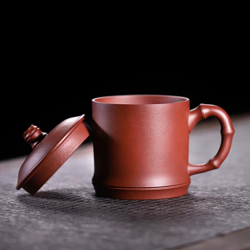 Xu Shijuan 'Rising Higher' Zisha Purple Clay Mug