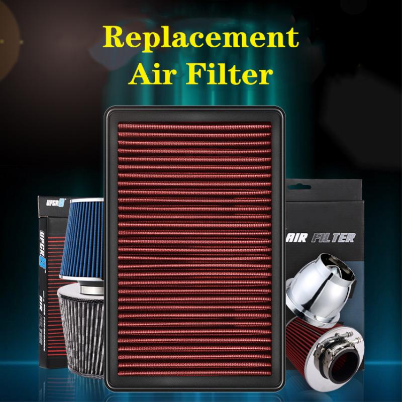 Replacement Panel Sport Air Filter for Mitsubishi Pajero 3 4 Shogun Montero V6 2000-2017 Washable High Flow Air Filter