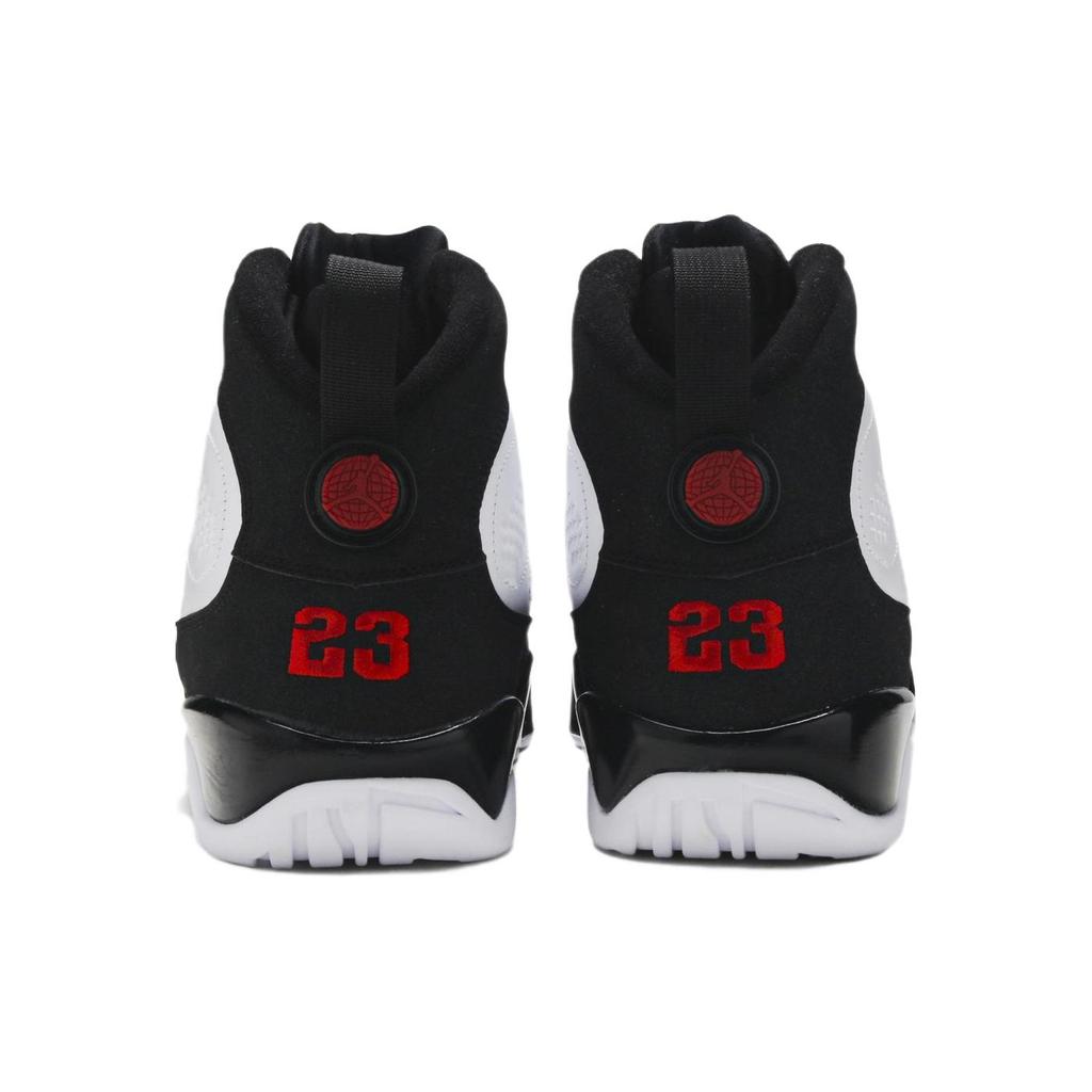 New Jordan 9 Retro White Black Red 2010 302370-102