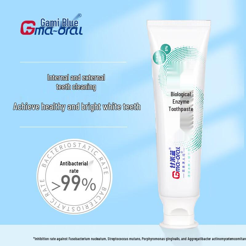 Gammi Blue Hydroxyapatite Bioenzyme Spearmint Toothpaste