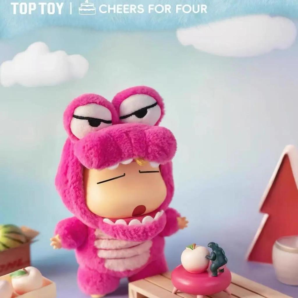 Toptoy CrayonShin-Chan Blind Box Costume Party Series Vinyl Doll Anime Action Figure Mystery Box Kawaii Collection Model ToyGift