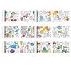 Children's Large Doodle Coloring Paper and Canvas Book for Kindergarten