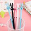 48pcs 0.5mm Cartoon Stationery Bunny Gel Pen Cute Long Ears Rabbit Signature Pen Creative Student Water Pen School Season