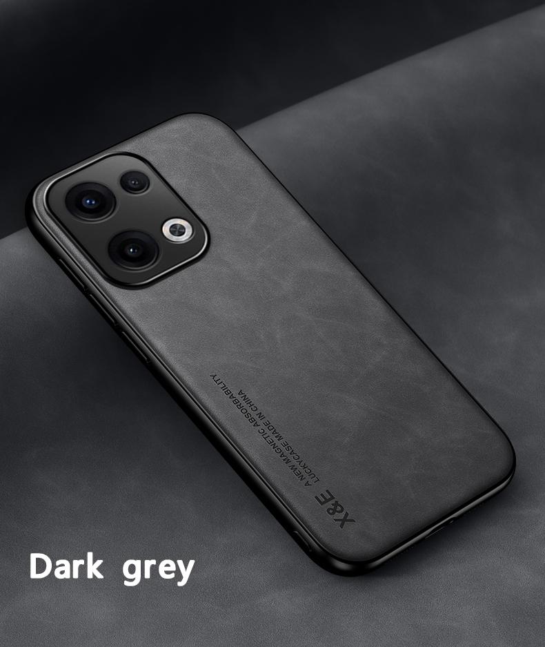 Luxury Leather Funda for OPPO Reno 13 Pro Case Ultra Thin Car Magnetic Protection Cover for OPPO Reno 13 Shockproof Capa