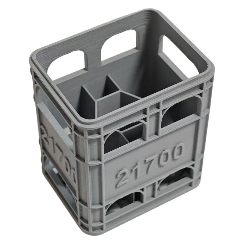 3D-gedruckter Batterie-Organizer, stapelbar für 2A 3A 18650 Batterien, mit großer Speicherkapazität, Batteriebox