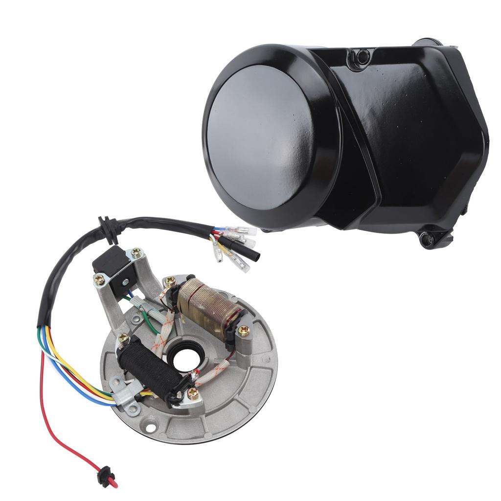 2 Coil Ignition Magneto Stator Rugged Engine Stator Cover Kit Replacement for Lifan 50cc 70cc 110cc 125cc SSR Pit Bike