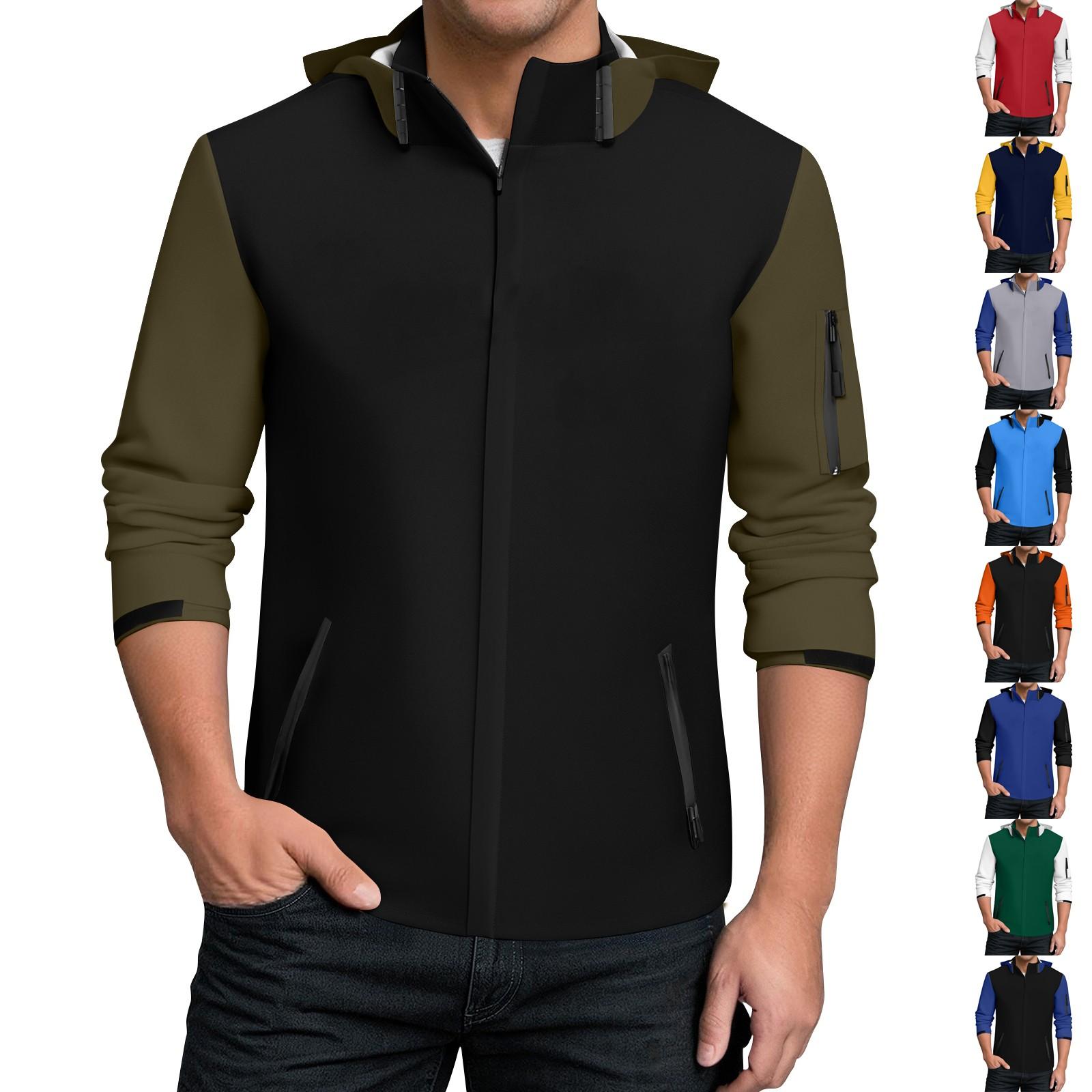 

Мужская водонепроницаемая ветровка, легкий дождевик с капюшоном для повседневной носки XXXXXL