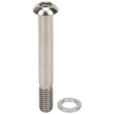 Saddle Clamp Seatpost Titanium Alloy Bolt Screw Gasket for Brompton Folding Bicycle