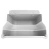 Household Wall Mounted Folding Trash Can Rubbish Garbage Bin for Home Kitchen OfficeGray