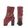 Mustang Ankle Boots 1363-505 Red