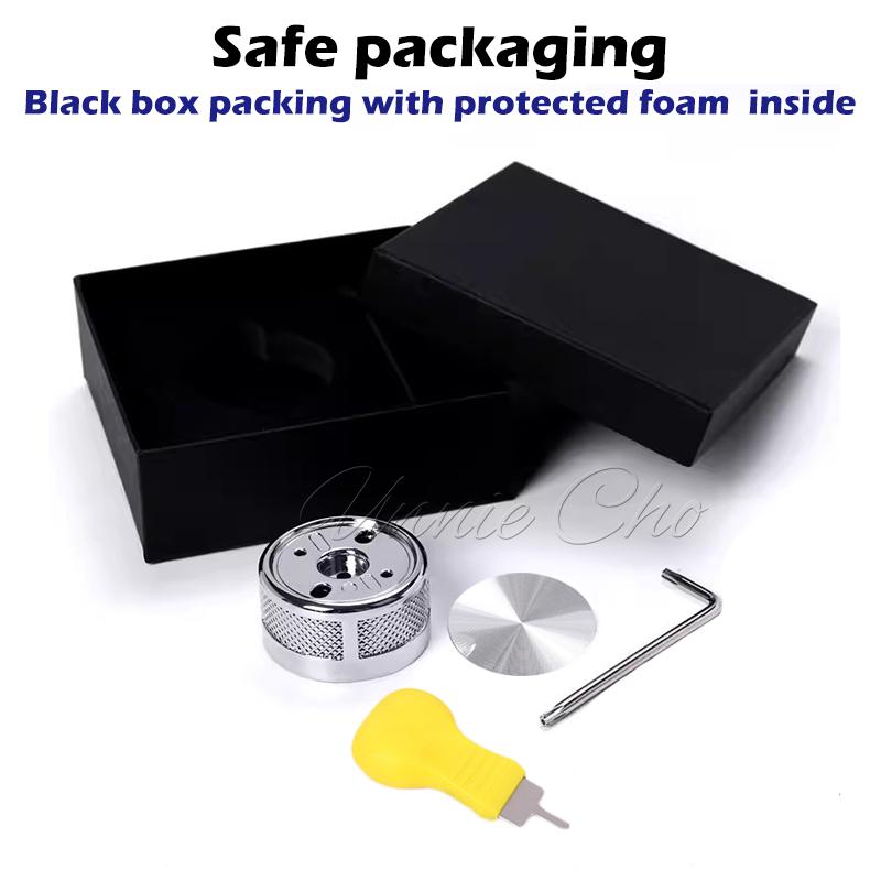 For Jaguar Gear Shift Knob Cap for Jaguar XF X260 XE F-pace XJ XJL X351 Alloy Lever Cover Rotary Gear Selector Head Replacement