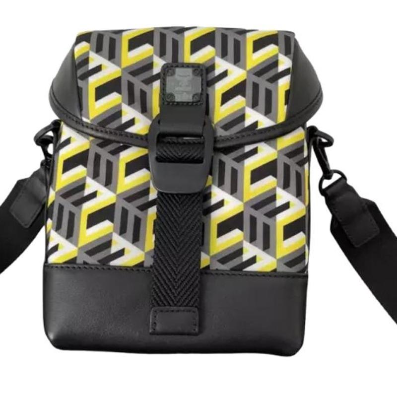 MCM Cubic Monogram Crossbody Shoulder Bag Unisex Couple Style MMRCSCK01YW001