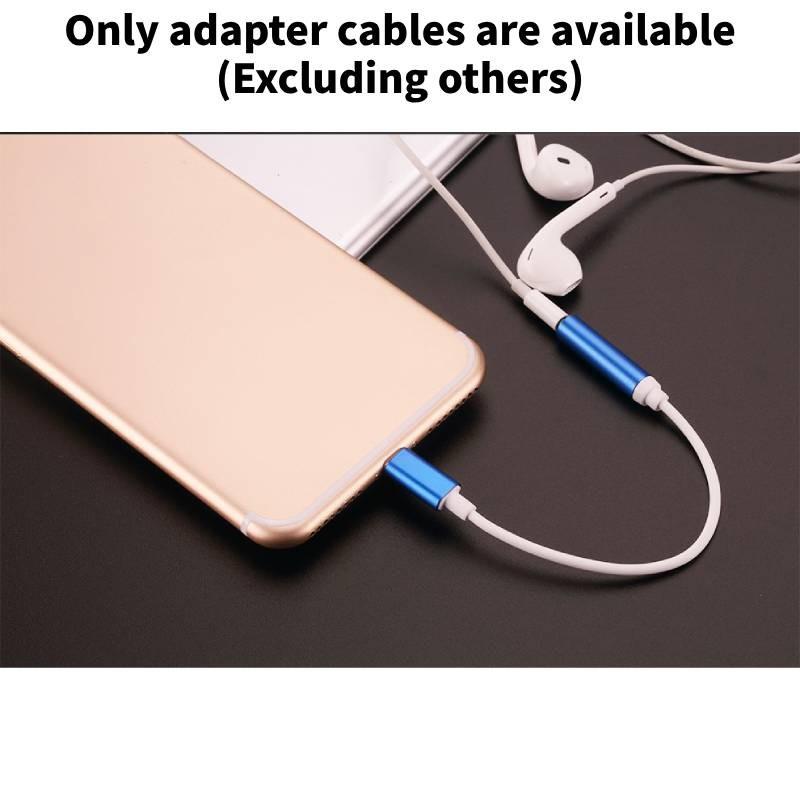 Mm Lightning 35 Headphone Jack Adaptermobile Phone 2 In 1 Earphone Charger