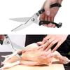 Stainless Steel Plastic Kitchen Scissors Non-Slip Handle Kitchen Shears  Poultry Fish Chicken Meat
