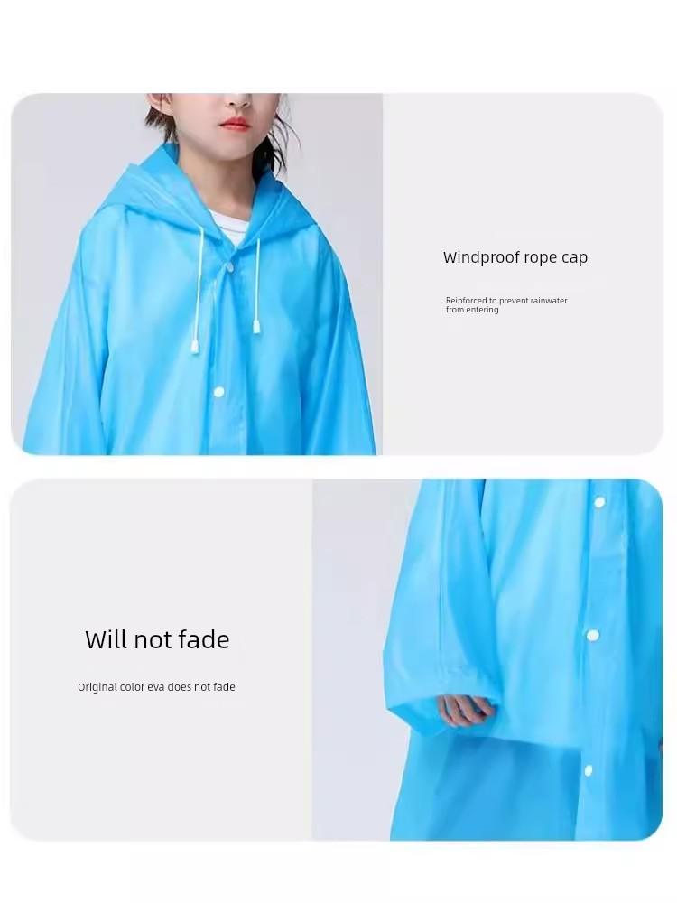 Kids Raincoat Boys and Girls Only for Pupils Thickened Rain-Proof Clothes Kindergarten School Anti-Heavy Rain Outdoor Poncho