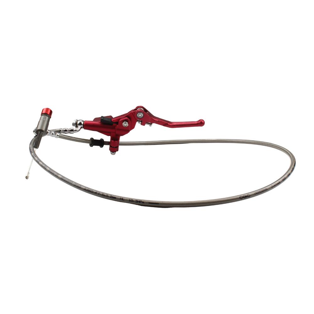 Motorcycle Hydraulic Clutch Clutch Kit Silver Lever Master Cylinder Universal For KTM Husqvarna 125-250cc Dirt Bike Motocross