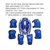 7Pcs/ Set Kids Safety Knee Pad Wear Resistant Sweat Absorption Accessory Cycling Helmet