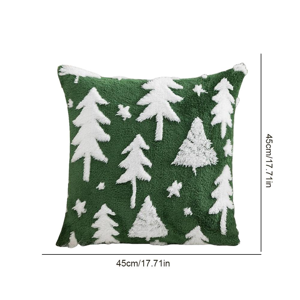 45x45cm Christmas Cushion Covers Decorations 2025 Winter Pillows Cover Decor Sofa Cover Snowflake Cushion Cases Home Decoration