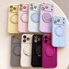 360° Rotating Stand Compatible with IPhone 17, Magnetic Liquid Silicone, 16 Pro Max, Drop-proof 15 Pro Case