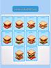 Wooden Play Food Set: Burger, Fries, Sandwich - Educational Assembly & Cutting Toy for Kids