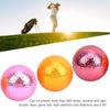 Plated Metal Color Golf Ball 1.68in Practice Balls Indoor Outdoor Training Aids Gifts