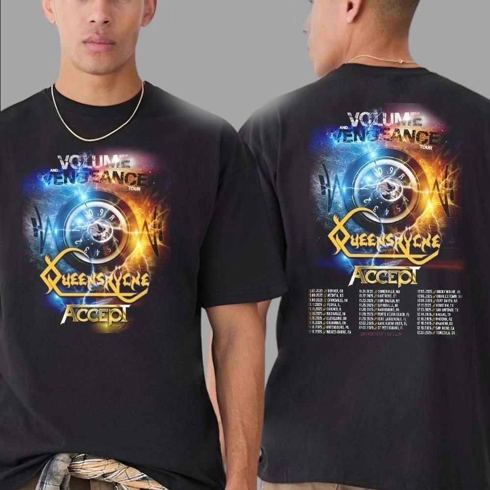 

New!!! Queensryche Volume And Vengeance Tour For Fall Of 2025 T-Shirt 4XL
